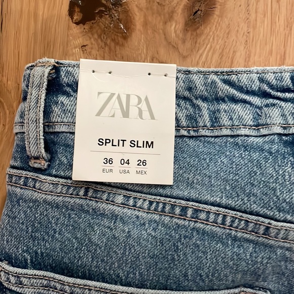 New Zara split seam jeans - Picture 3 of 3